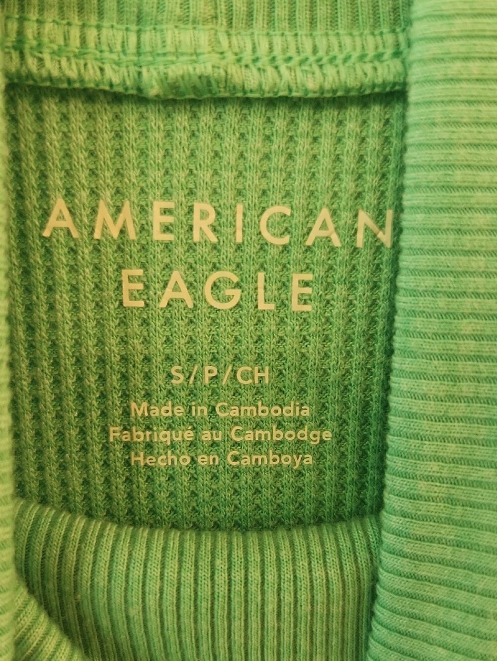 American Eagle Outfitters Mint Green Ribbed Cowl Neck Sweater - Picture 3 of 5